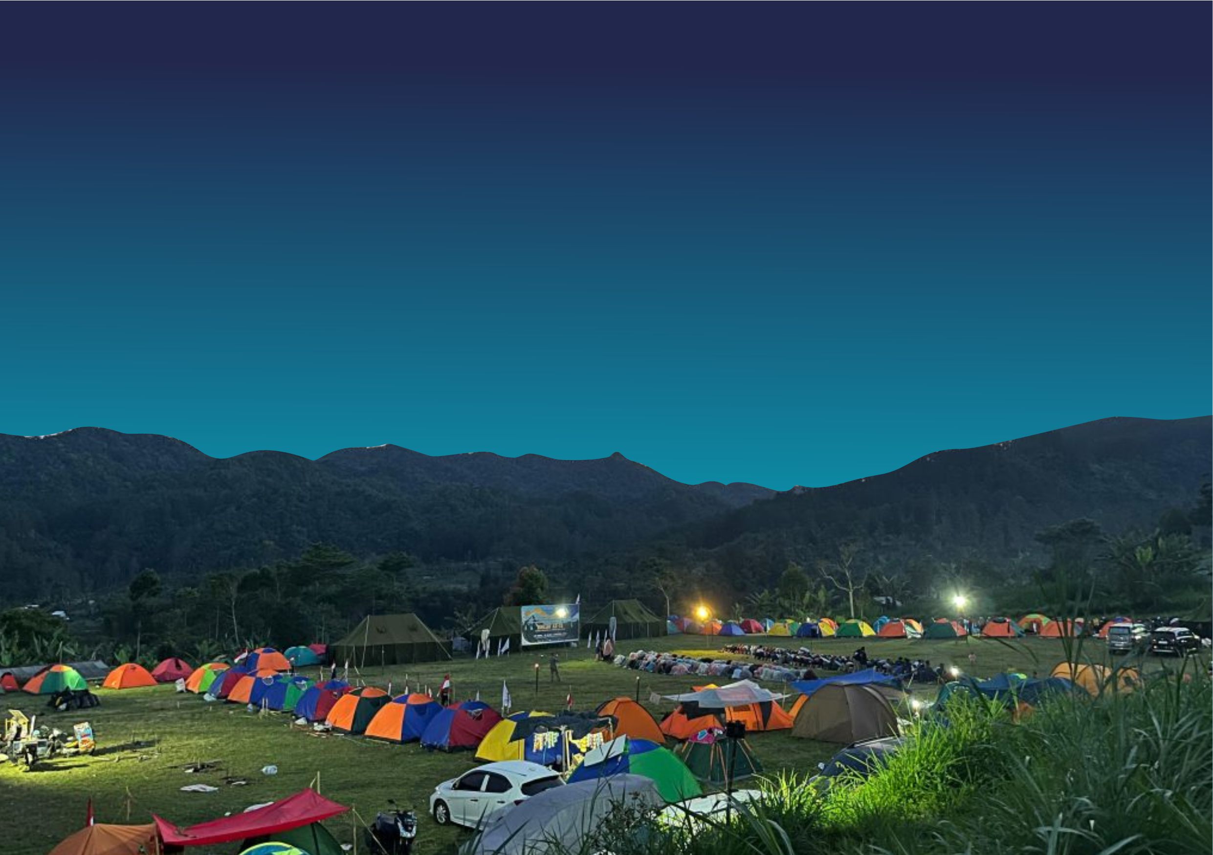 Kebersamaan santri dalam kegiatan rihlah